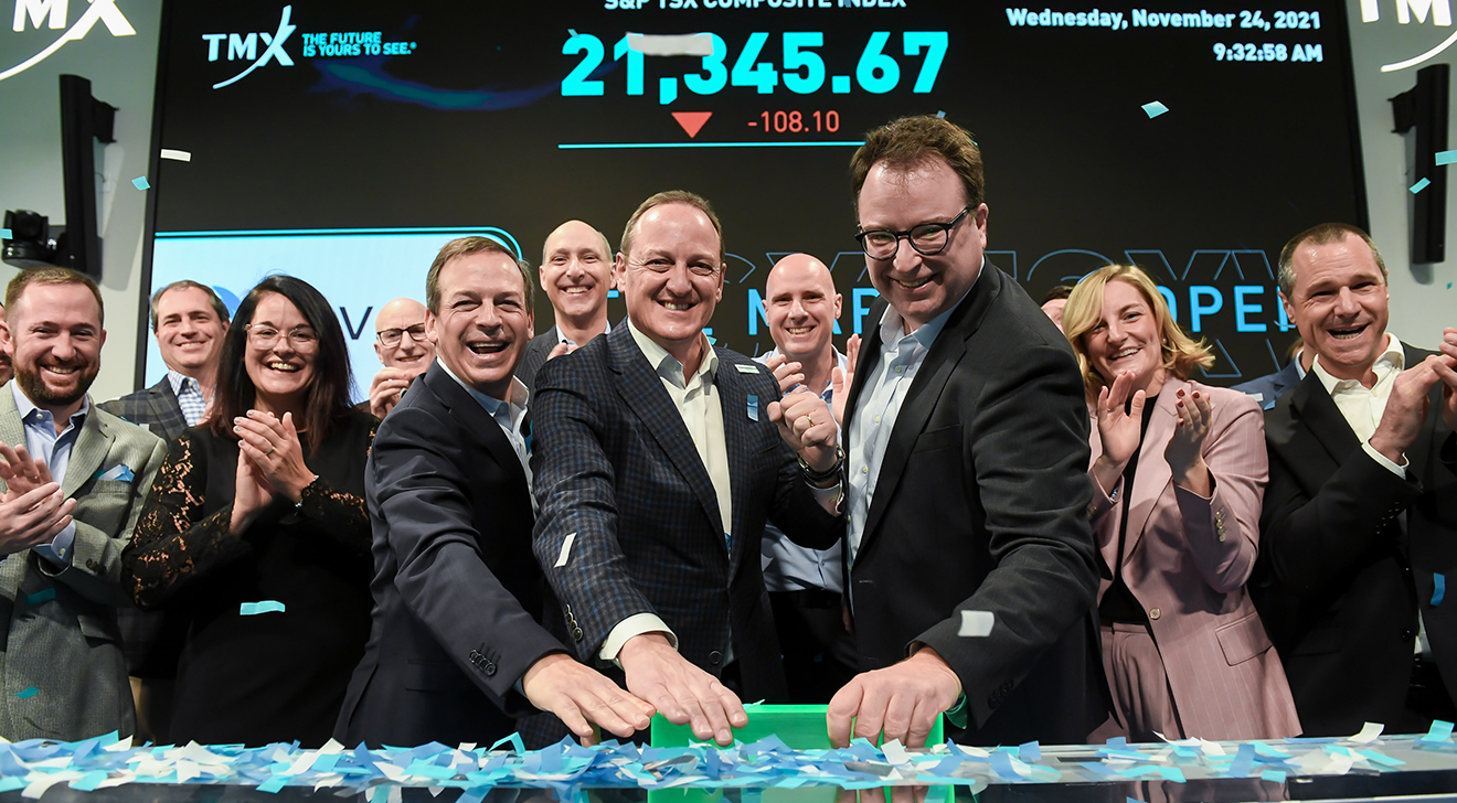 Coveo Management Team at The TSX IPO