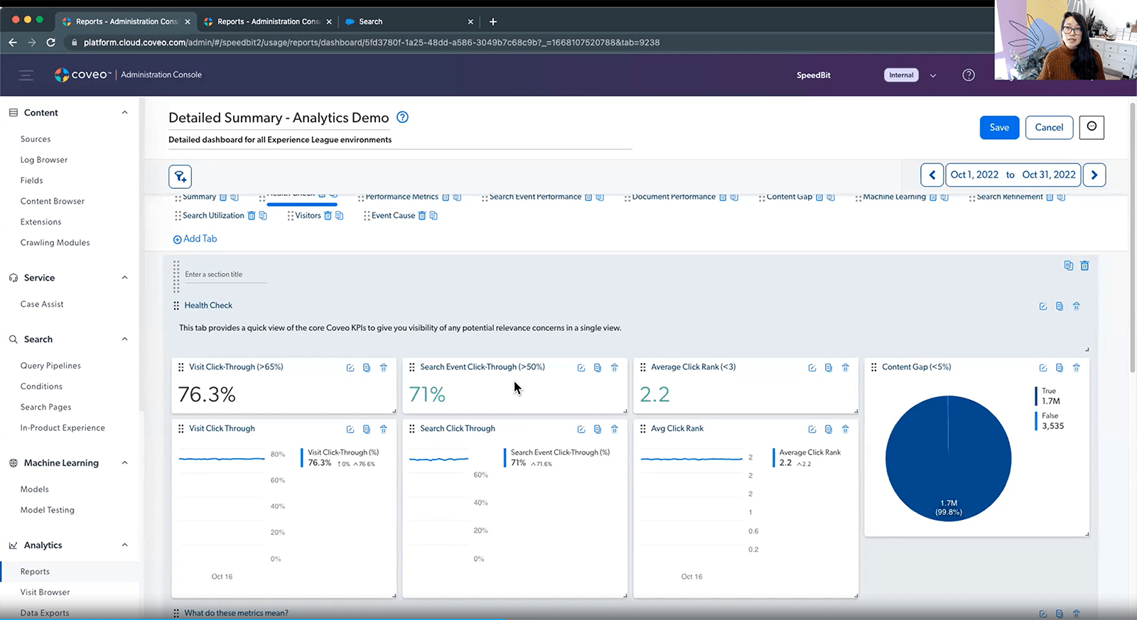 Reports and Analytics to Create Change | Coveo